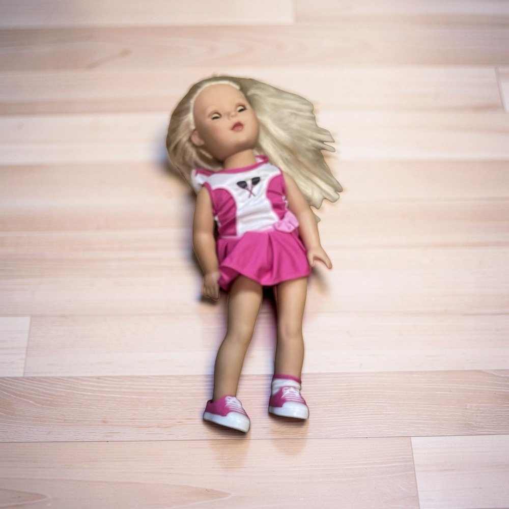 Madame Alexander 18" Blonde Doll Pink Tennis Outfit‎ Sleep Eyes 2012 Collection